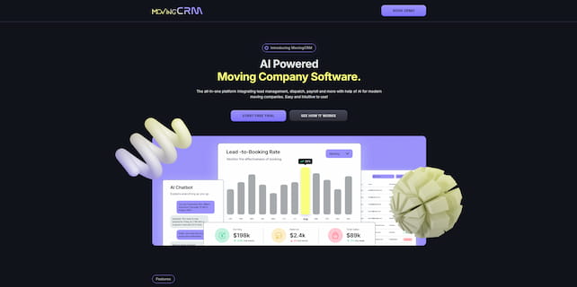 MovingCRM website preview